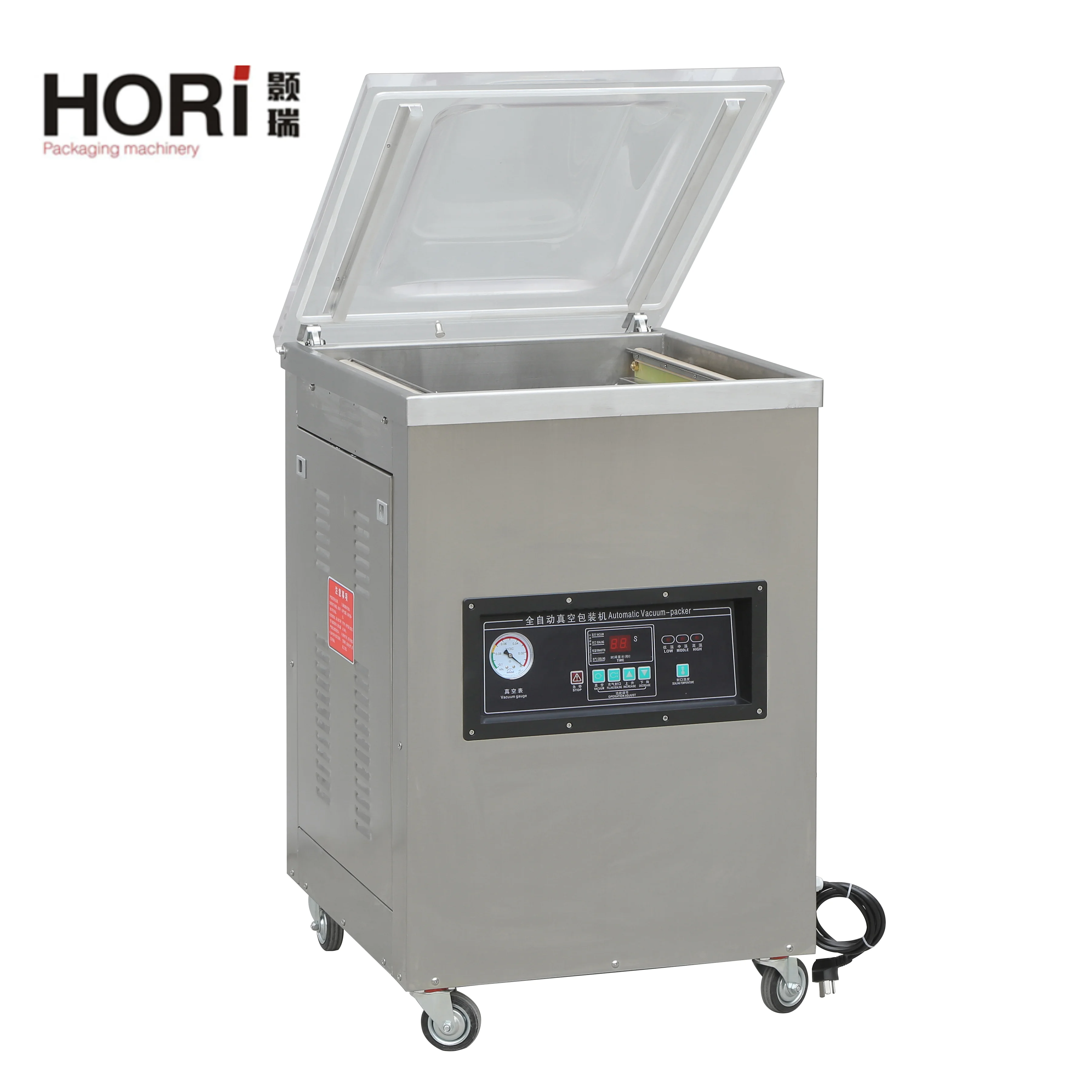 
Customized Version DZ-500/2E DEEPEN CHAMBER 250mm VACUUM PACKAGING MACHINE Meat Packing 