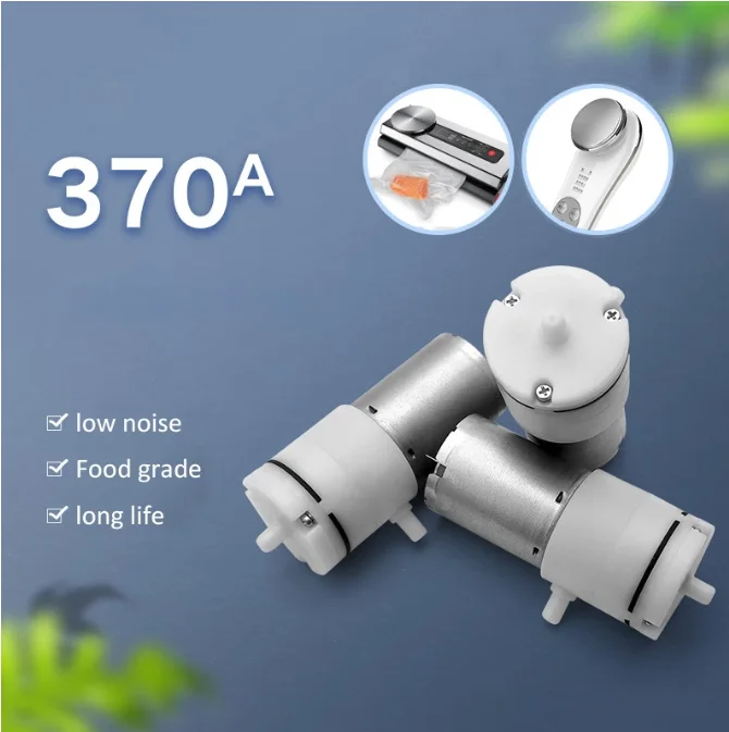370A Mini Air Pump Electric Micro Vacuum Booster Motor For Beauty Instrument Medical Treatment