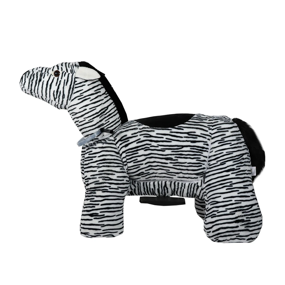 Custom Rechargeable Electric Animal Kiddie Ride On Toy Plush Animal Electric Scooters For Kid