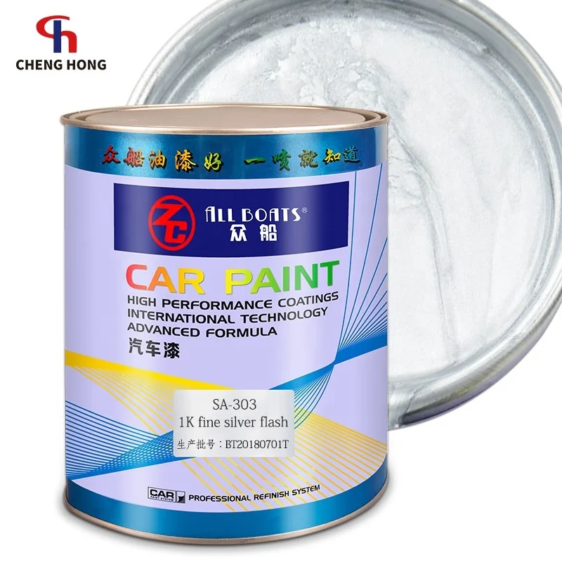 factory direct Most favorable price 1K fine silver automotive paint coating car paint