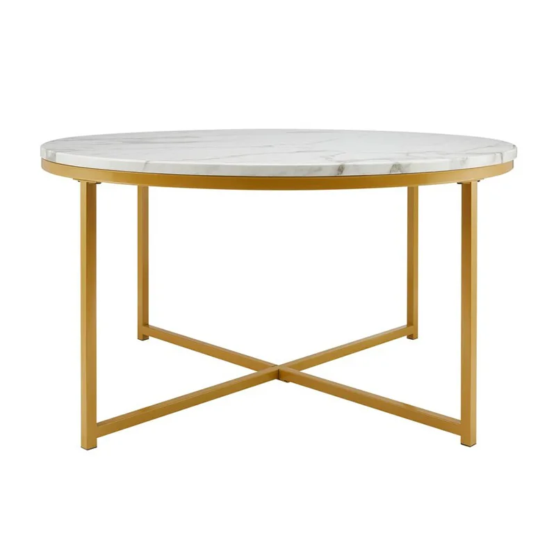 Modern metal european style coffee table cheap living room table