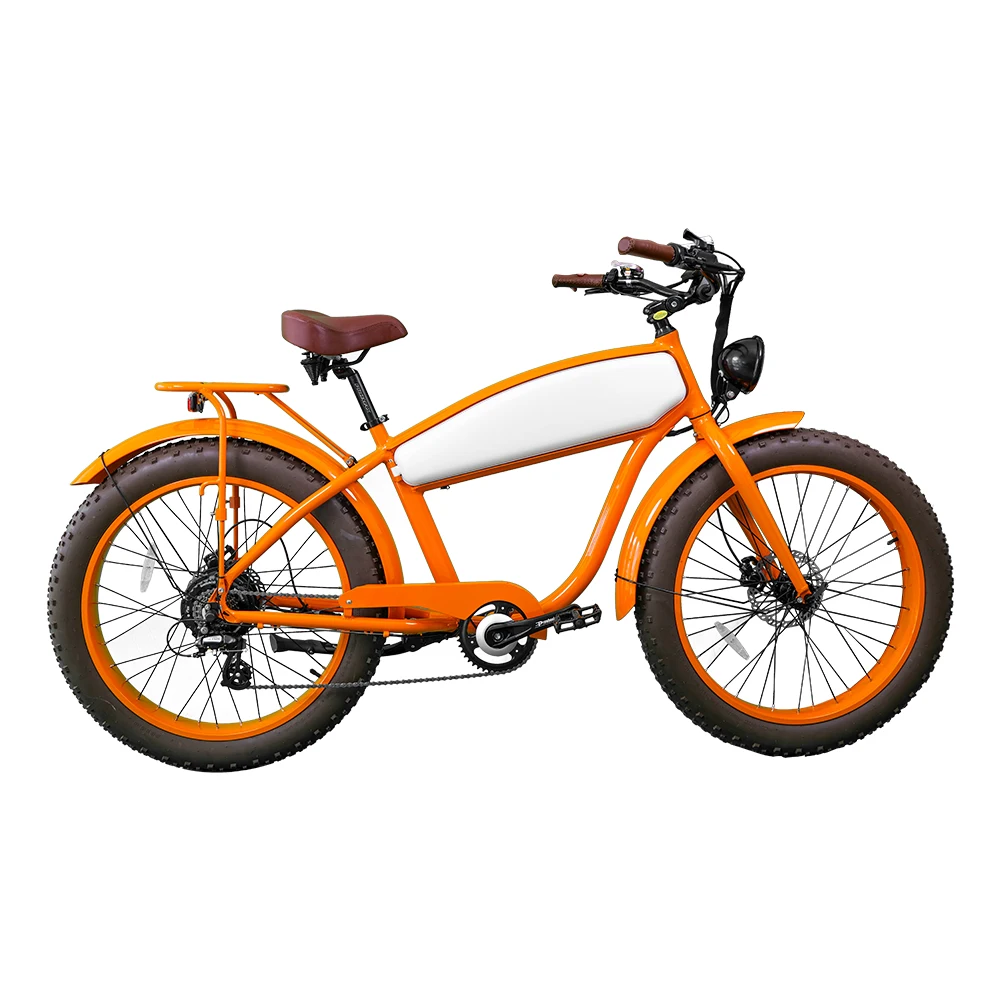 48V Retro Electric Bicycle Vintage Electric Bike 500w Commute ebike