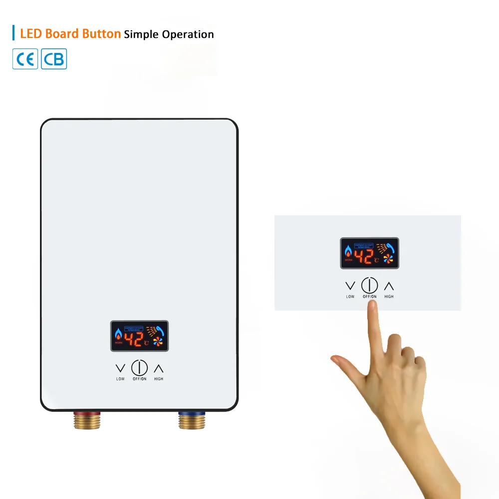 4.5KW 120V  Home appliance Fast heating Electric Water Heater For Shower