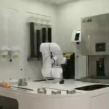 ELITE ROBOTS 6 Axis Robot Milk Tea Coffee Robot Arm Payload 3kg