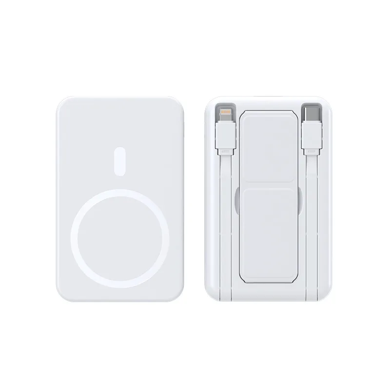 Foldable Portable Power Bank 10000mah Fast Charging 22.5w Pd Magnetic Power Bank Suitable For Iphone And Type-c