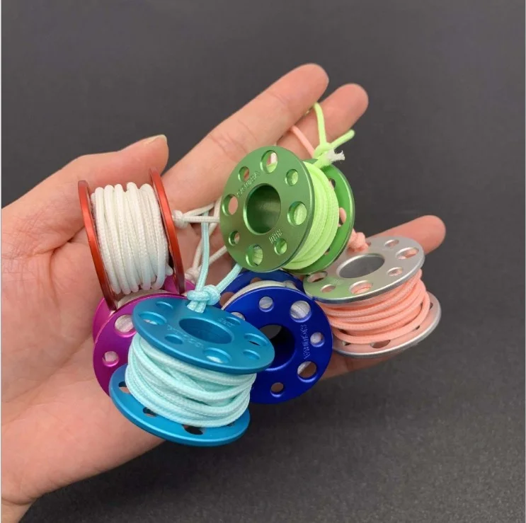 Scuba Diving Mini Diving  Reel Model With Noctilucent Line