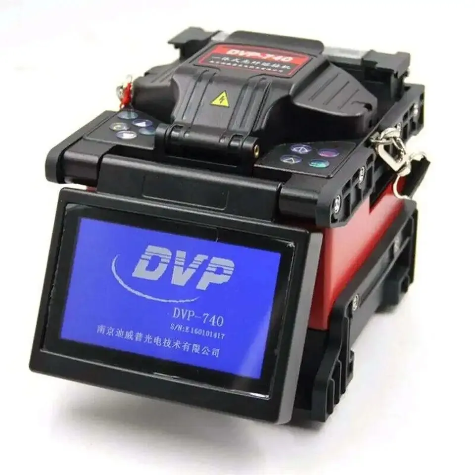 Original Dvp 740 Fusion Splicer Wholesale Price Supply Three in One Fixture Dvp 740 Optical Fiber Fusion Splicer Welding Machine