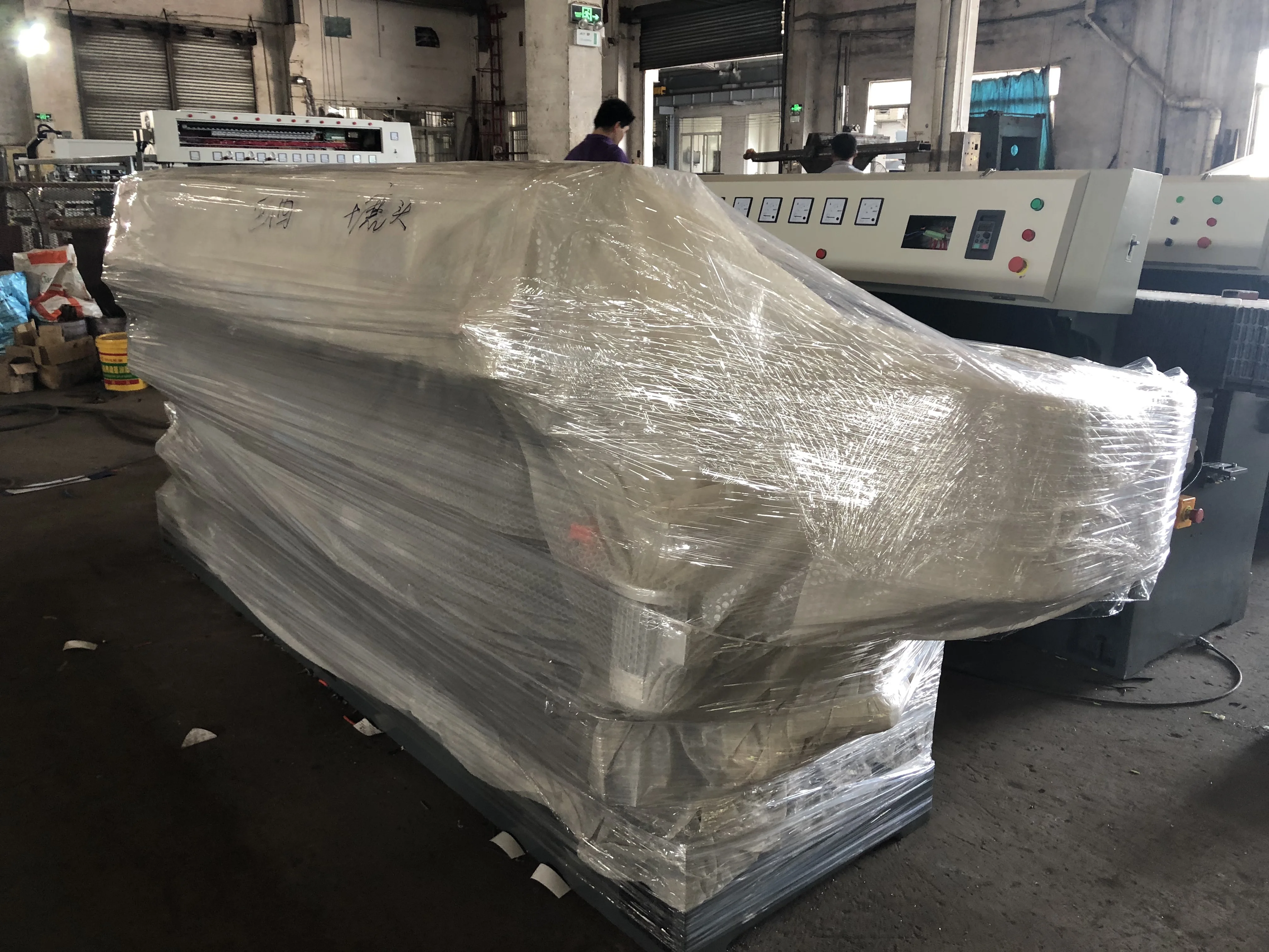 9 stones Glass door window straight line edger machine/glass edge polishing machine