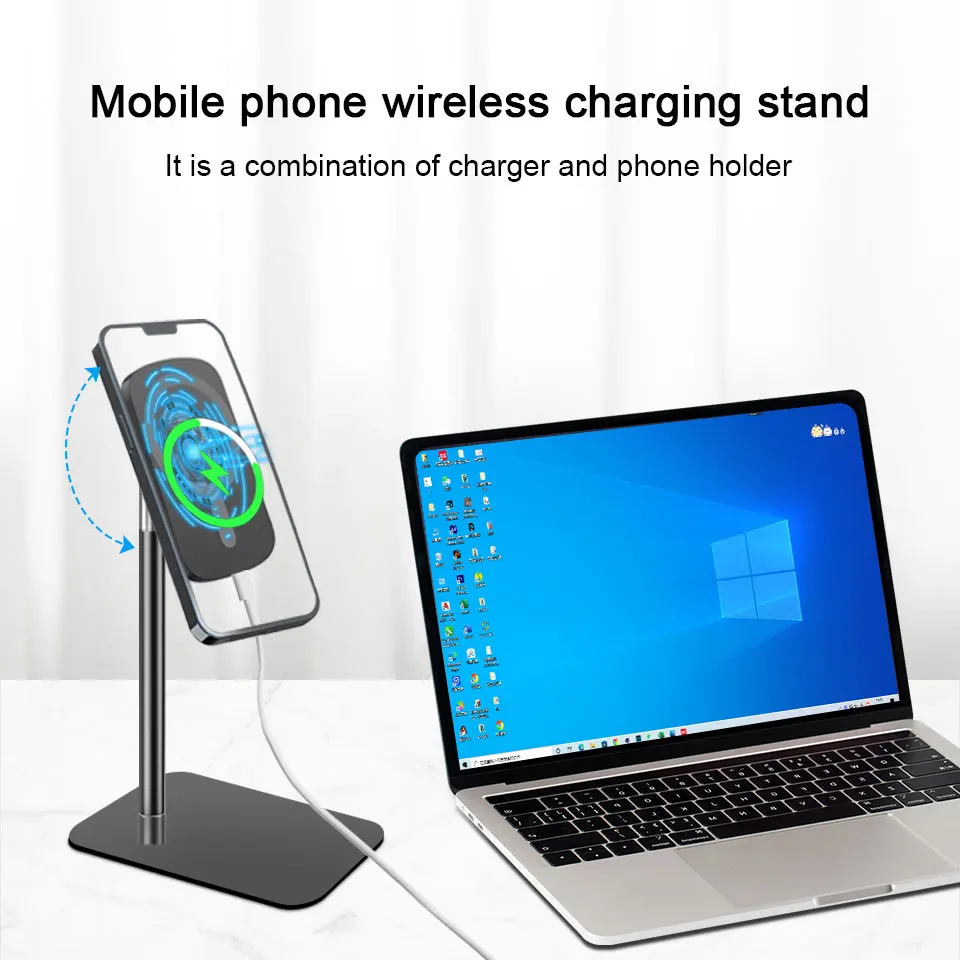 Factory Wholesale Phone Holder Magnetic Charger 15W Wireless Mobile Charging Stand