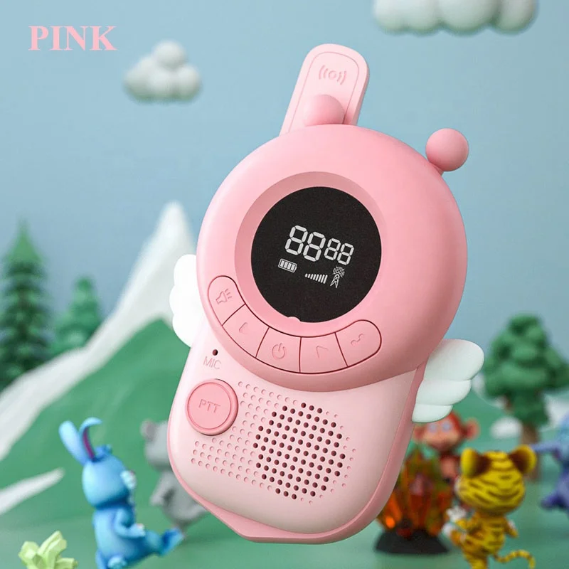 Wholesale Toys Gift 3KM Distance Interphone Rechargeable Kids Long Range Walkie Talkie