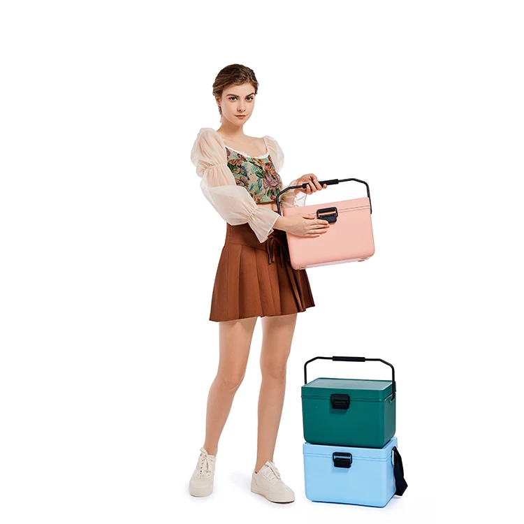 OEM Logo 12L 10QT outdoor fishing camping picnic mini insulated ice cooler box portable food cooler box