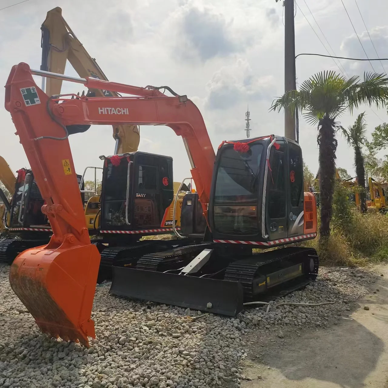 Экскаваторы-экскаваторы Hitachi ZX70/7Ton японский высокопроизводительный строительный сельскохозяйственный экскаватор низкая цена