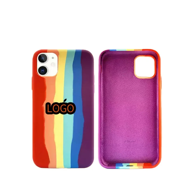 
2020 factory promotion liquid silicone case mobile cell phone case back cover for iphone 
