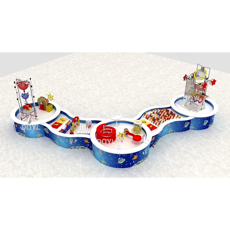 Water table kids with pump water play park equipment kids indoor exercise table water playground equipment