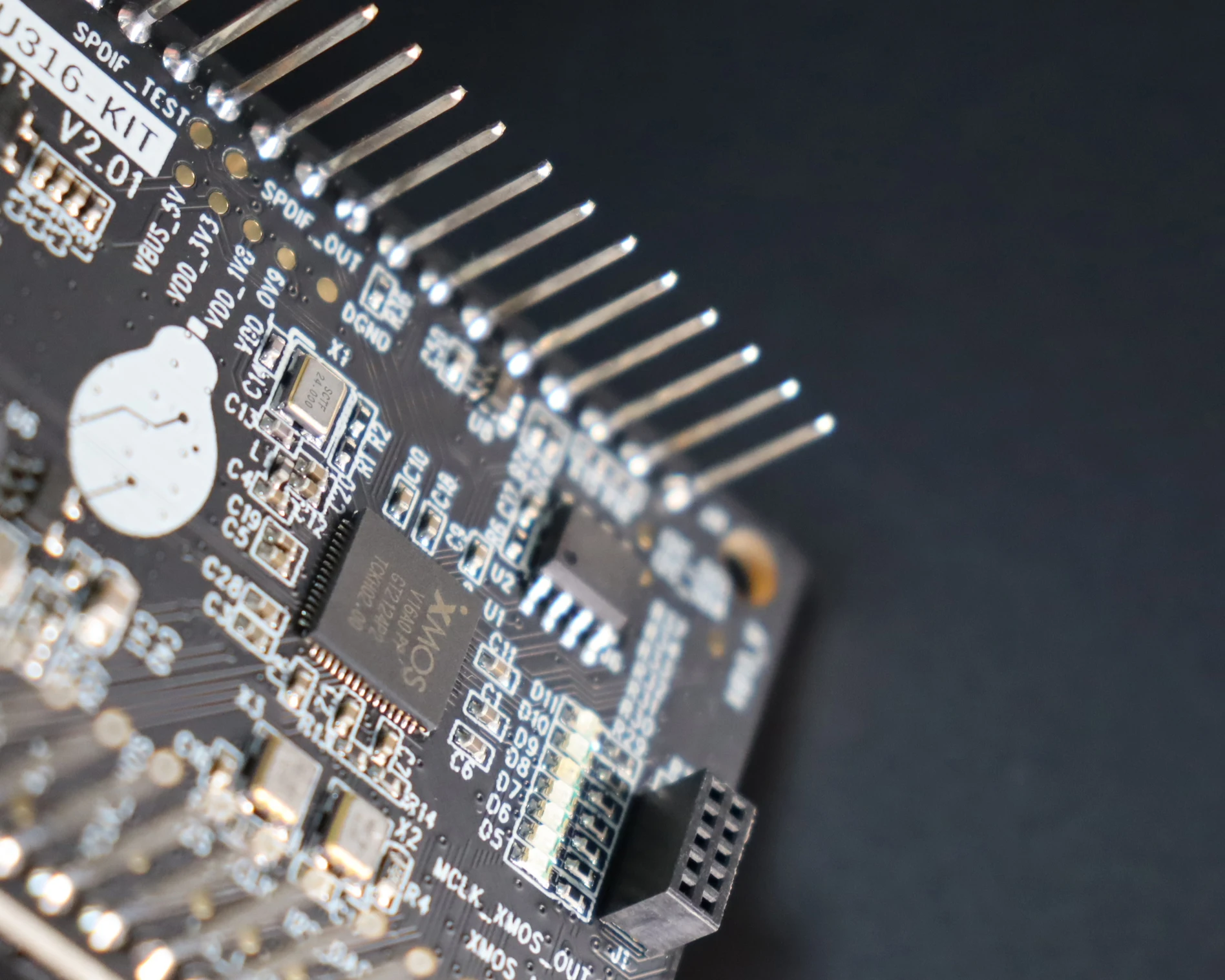 [XMOS]PXUA-XU316-KIT Board, USB Audio HiFi Sound Card Solution for HiFi-Res Audio & Audio decoder