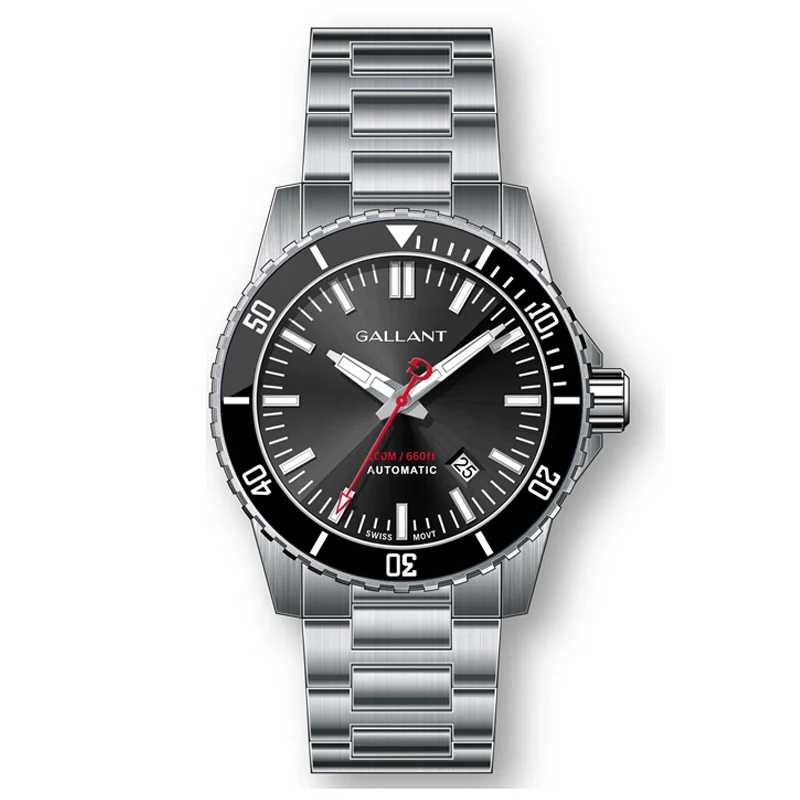 oem watch manufacturers custom superluminova bgw9 ceramic bezel/dial 20 atm nh35 automatic mechanical movement dive watch