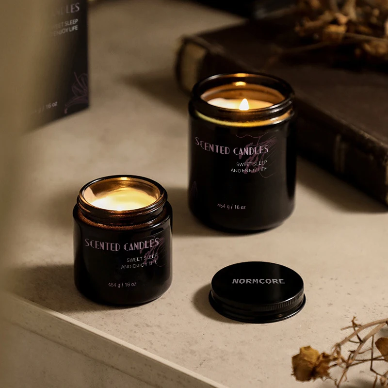 Eco-friendly Wholesale Gemstone Crystal Customized Soy Wax Nature Luxury Scented Candles Jar Supplier Making Manufacturer