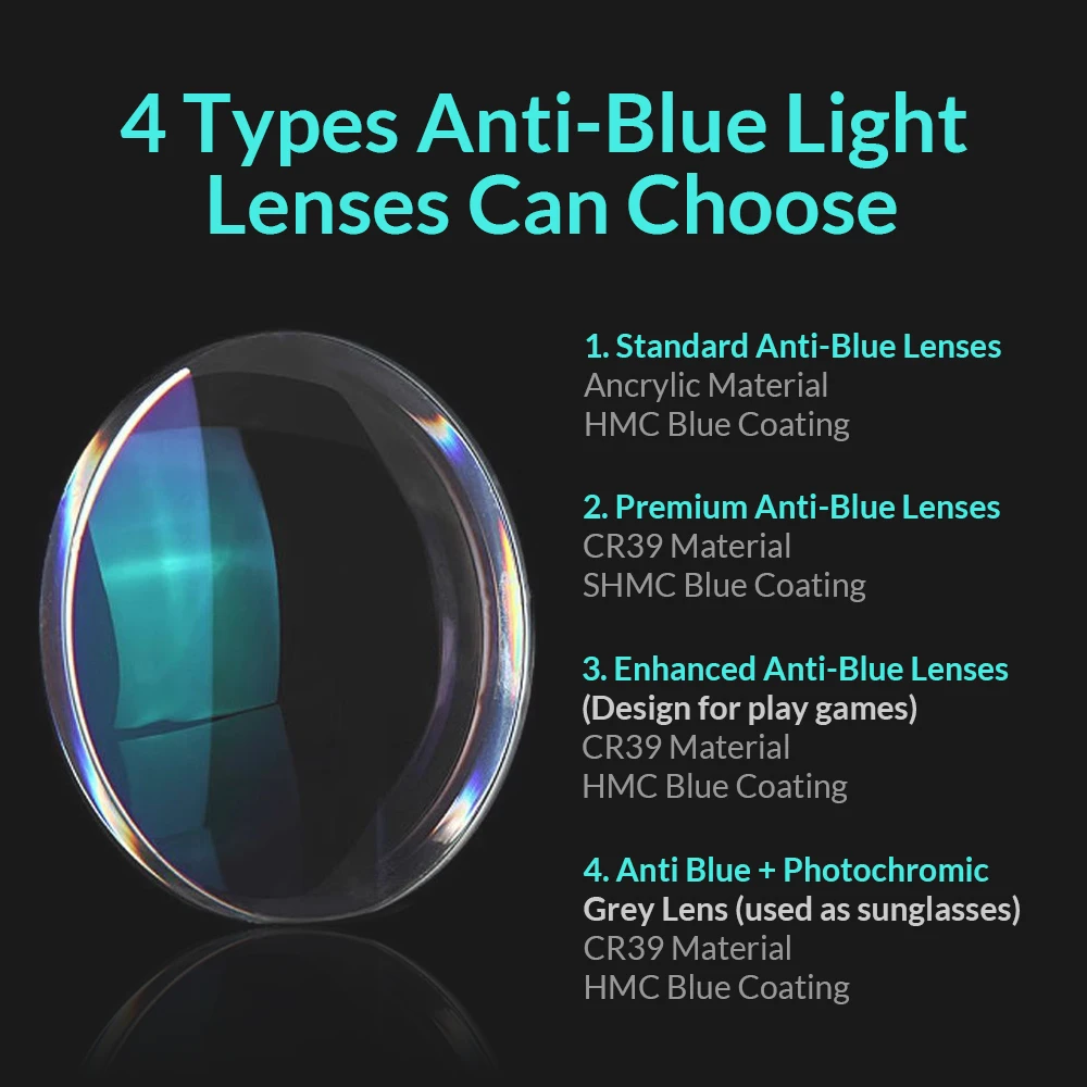 Trend 3831 Unisex Fashion Gaming Computer Blue Ray Square TR Eyewear Computer Anti Blue Light Blocking Glasses Eyeglasses