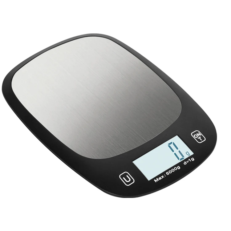 High End Electronic Weighing Sensitive 5kg Stainless Steel Electronic Kitchen Food Baking Scale