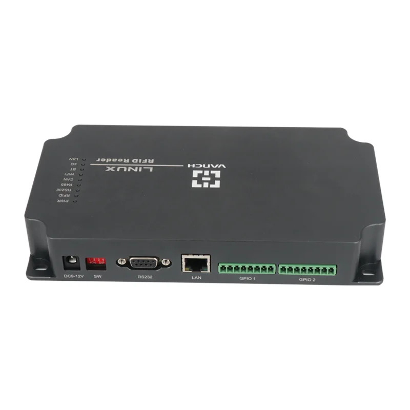 8 Ports Long Range UHF RFID Fixed Reader 860MHz-960MHz for Smart Warehouse Management System