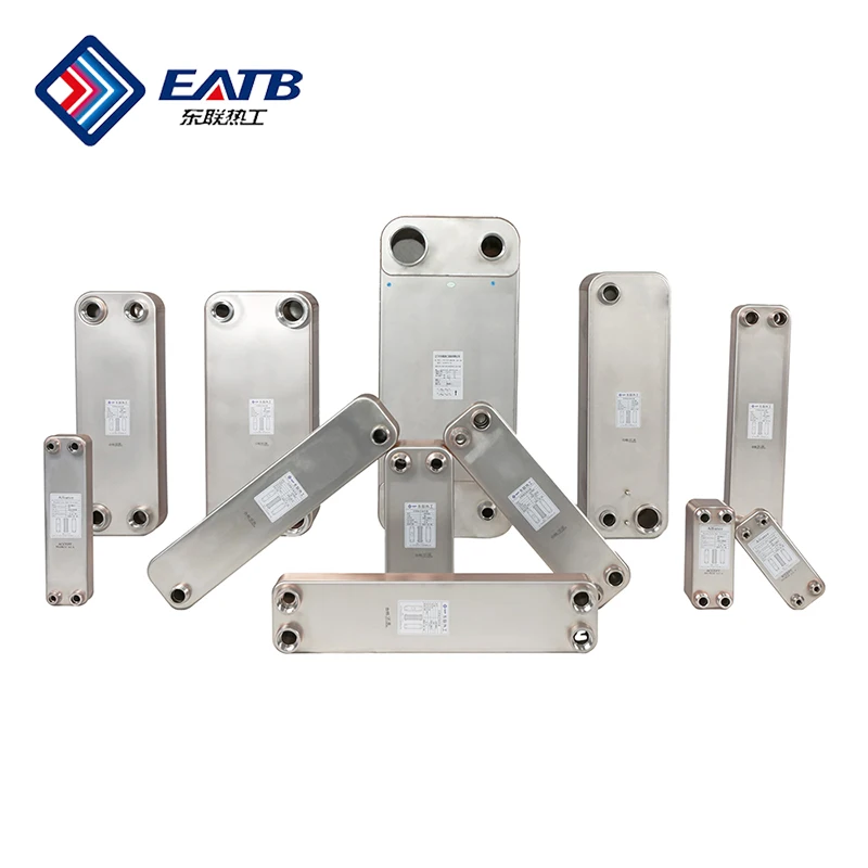 Compact Top Quality Brazed Plate Heat Exchanger in HVAC Areas For Heat Pump Unit Boiler Steam Chillers Refrigeration
