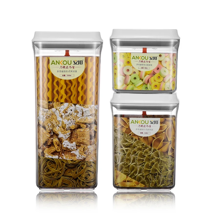 2021 Hot Sale Pantry Organization Food Storage Containers with Airtight Lids Set of BPA Free