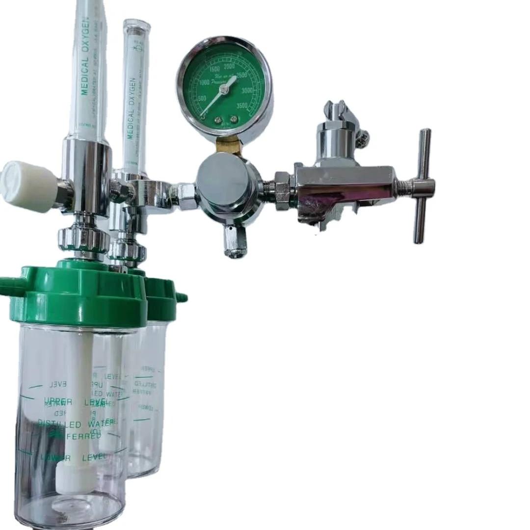Good quality cylinders usage medical gas gauge meter manometer oxygen pressure oxygen regulator for hospital