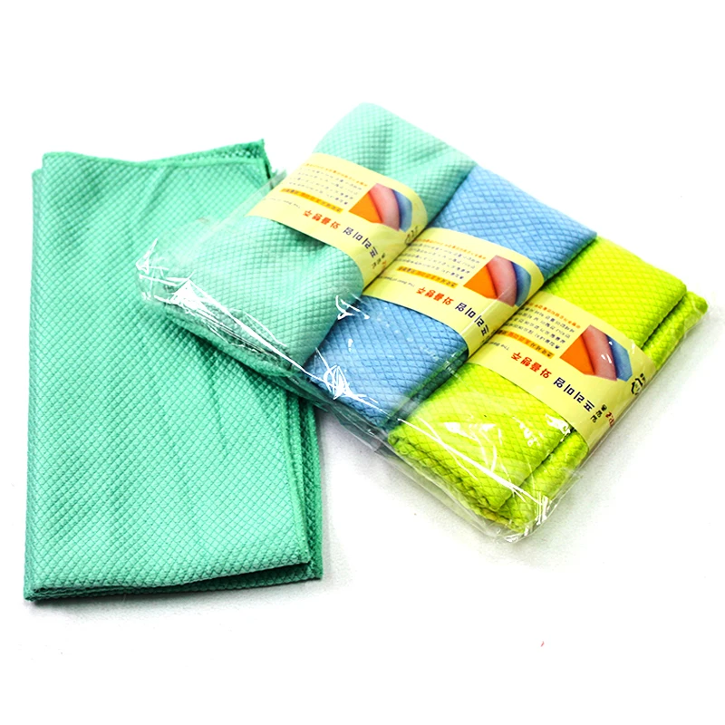 cheap alibaba china products made in china Warp-terry Weft-knitting waffle suede glass-cloth 100%microfiber kitchen towel