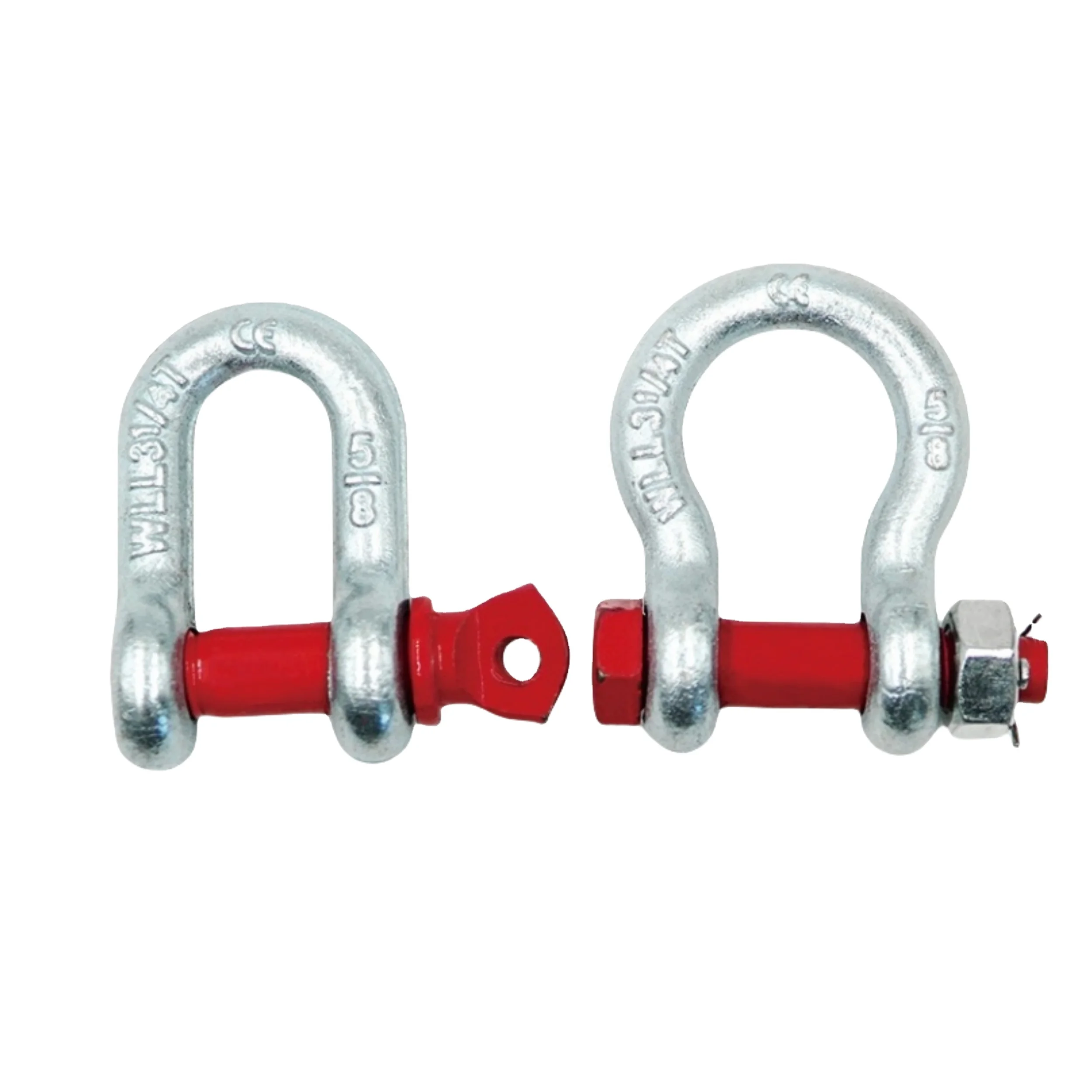 Stainless Steel 304 D Shape Shackle For Chains Wire Rope Lifting Outdoor Camping Survival Rope Bracelets Heavy Duty Construction