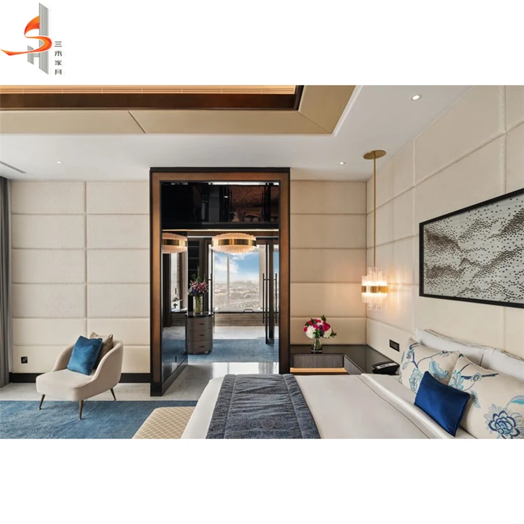Saudi Arabia Project Customized Room Furnitures Hotel With 5 Star Bedroom Sets Furniture Design