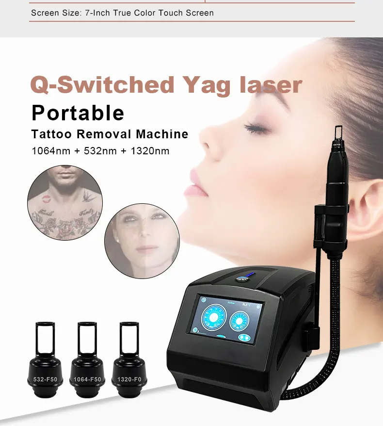 Portable Picosecond Freckle Tattoo Removal Eyeliner Washing Machine