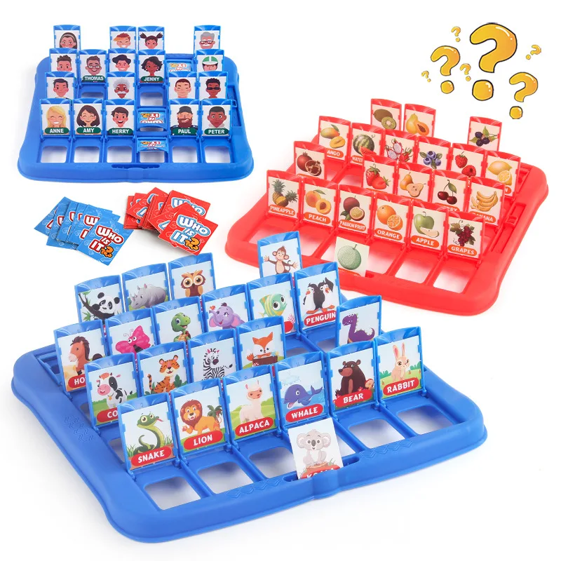 Hot Popular Educational Intellectual Classic Board Game Cheap Family Games Party Playing Guess Who For Kids