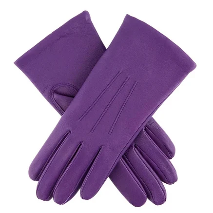 Simple  Design Warm and  Comfortable Women  Car Driving Leather Gloves