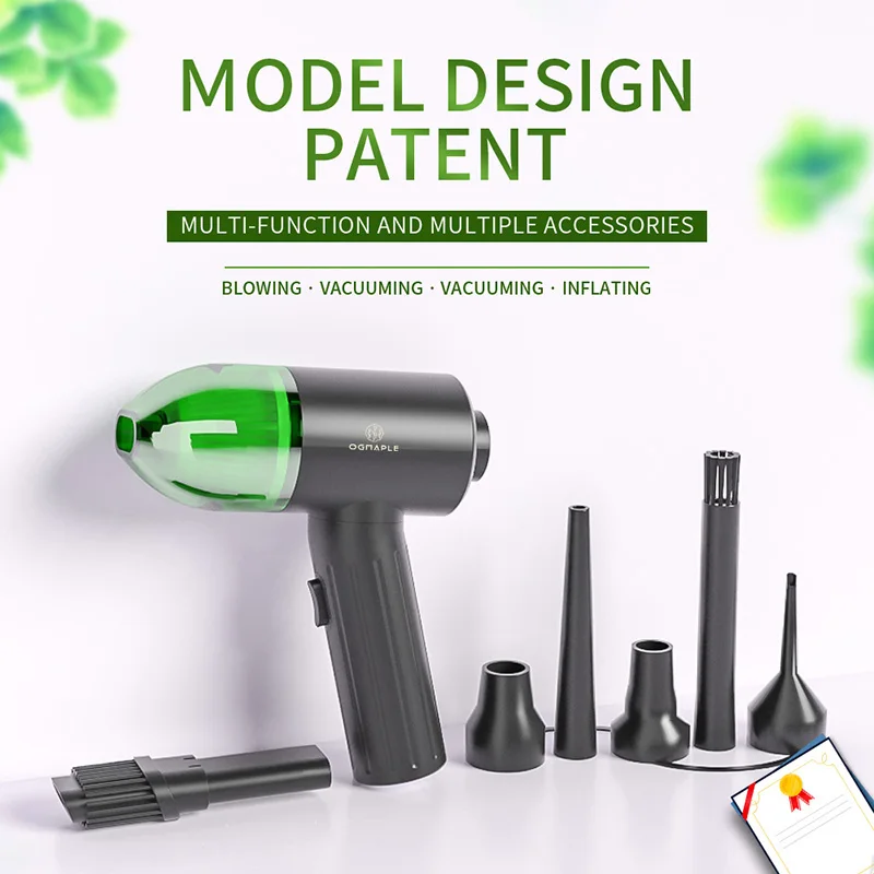 Портативная беспроводная ручная Воздуходувка 2 в 1, мини-Пылесосы для автомобиля