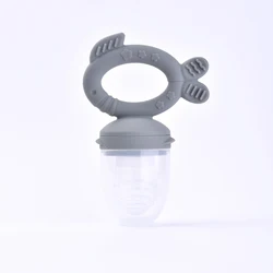 Wholesale Silicone Training Food Feeder Pacifier Removable Thoroughly Cleaned Customized Color Box Logo