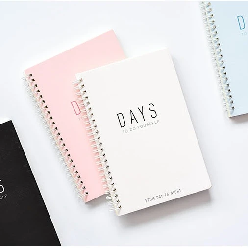 Wholesale Custom Daily Full Color Personalized Journal Spiral Note books A5 Planner Notebook Printing