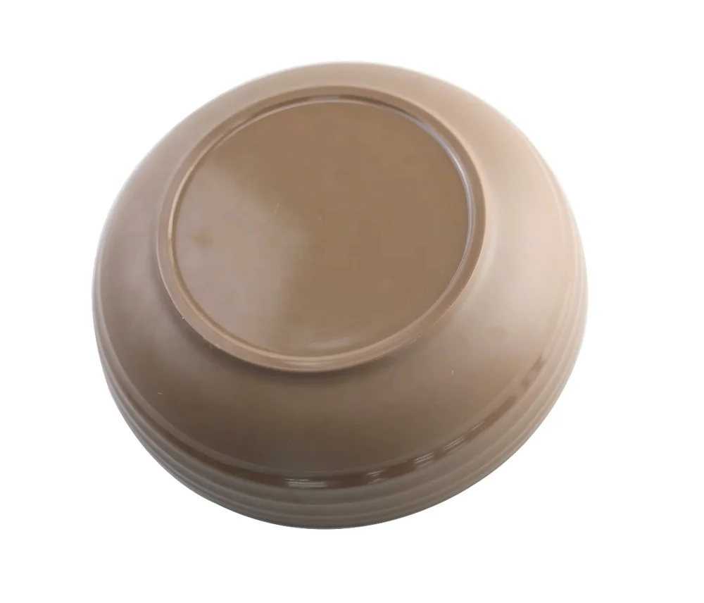 Melamine retro style unbreakable screw thread dinner set screw threaded melamine tableware diner plate set