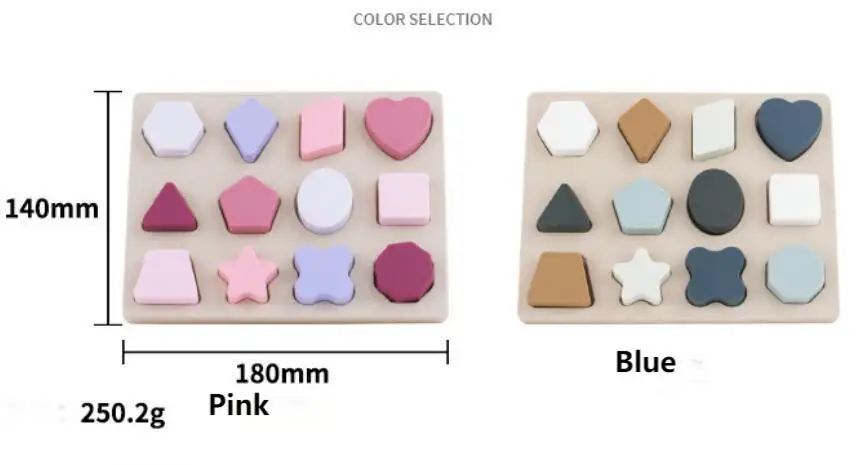 Wholesale Geometric Silicone Puzzle Toy Food Grade Silicone Kids Building Blocks  Baby Stacking Silicone Educational Toy