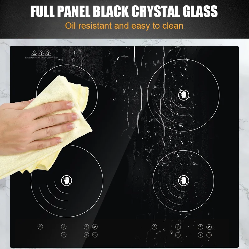 Multi-scene Application Electronic Ignition Four Burners 6000W Prestige Multi Digital Infrared Cooker With Led Display