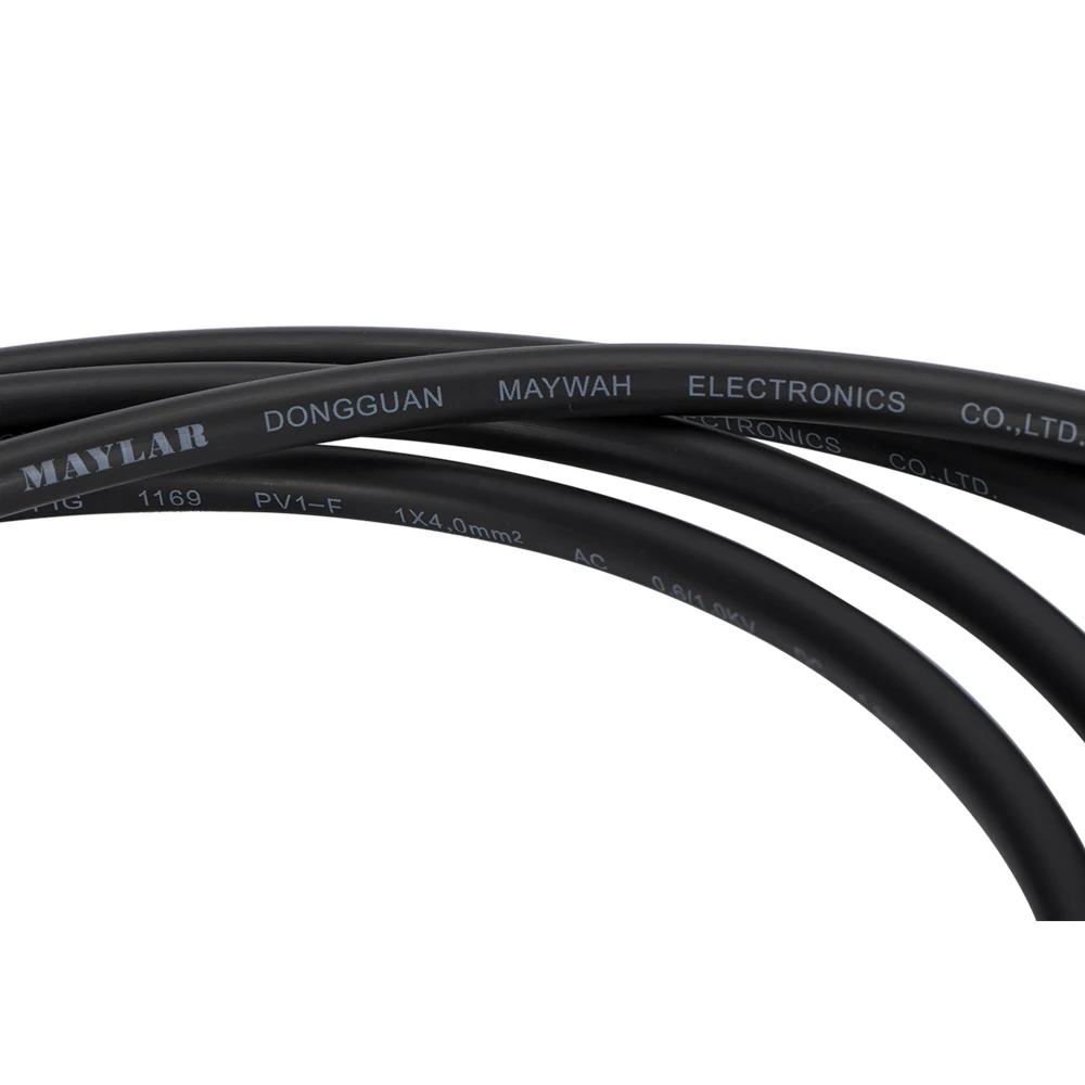 High Quality TUV Approved Electrical PV Cable 4mm2 DC Solar Extension Cable