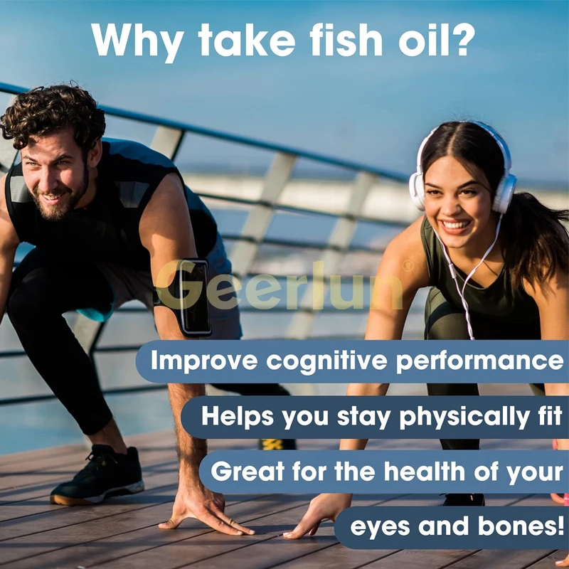 High Quality Health Supplements Maintain Healthy Bones & Muscle Soft Capsule Enhance Cognitive Function Fish Oil Softgels