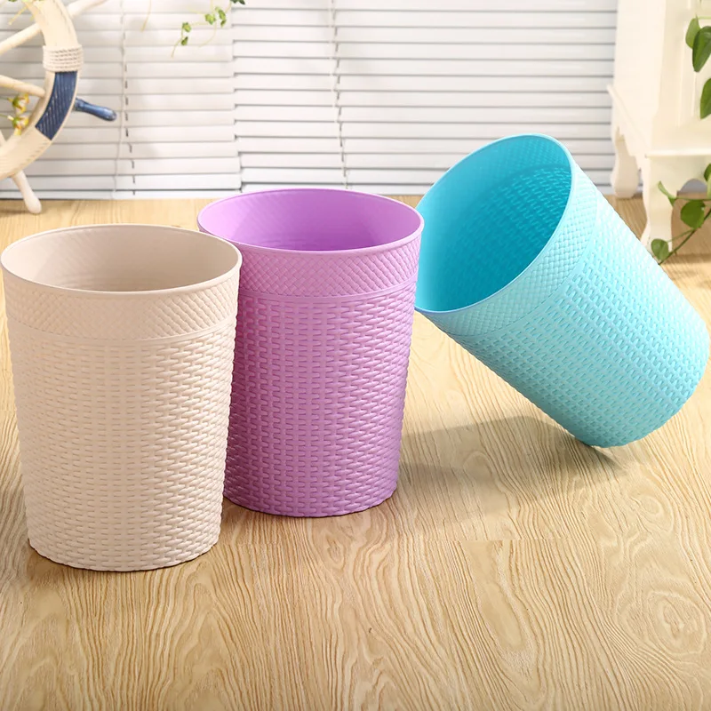 Wholesale Popular Universal Round Household Kitchen Trash Can Without Lid
