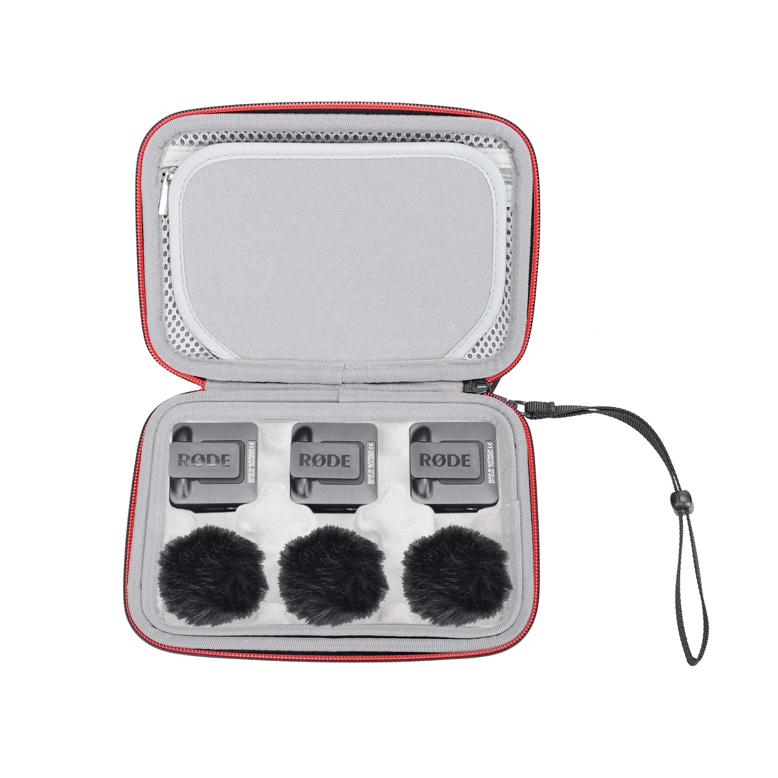 RLSOCO Wireless Mc Carry Eva Case for Rode Wireless GO II/I Compact Wireless Microphone