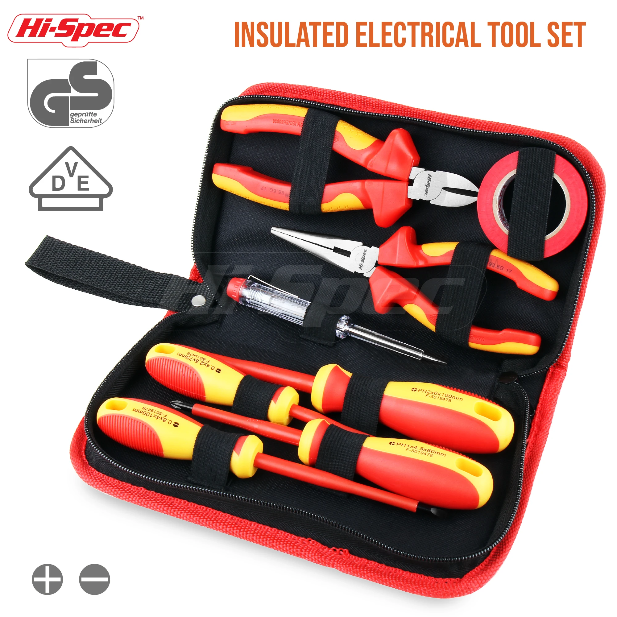 8pc 1000V VDE Pliers & Screwdrivers Tool Kit Set Electrical Insulated Hand Tools for Home Electricians DIY. OEM ODM Supported