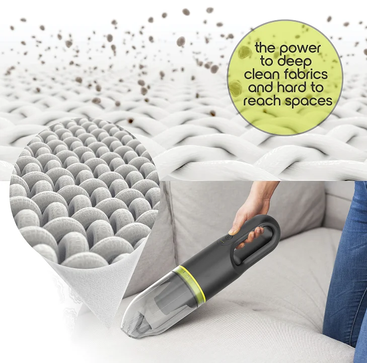 Wireless Handheld Portable Car Vacuum Cleaner Mini Car Vacuum Cleaner with Brushes for Car Wash