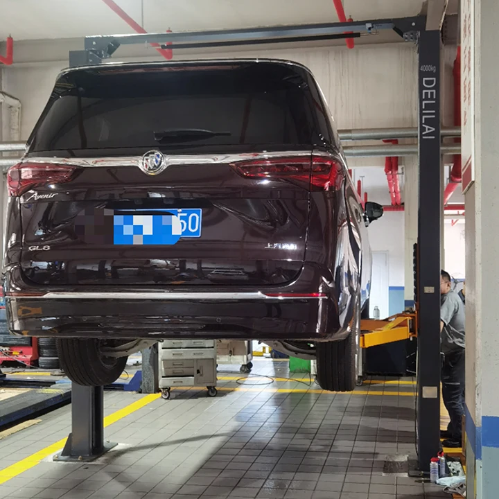 Car Lifter Hydraulic 2 Post Lift 5 Tons 5T 5.5T 6T Car Hoist 2 Post Lift Vehicle Two Post