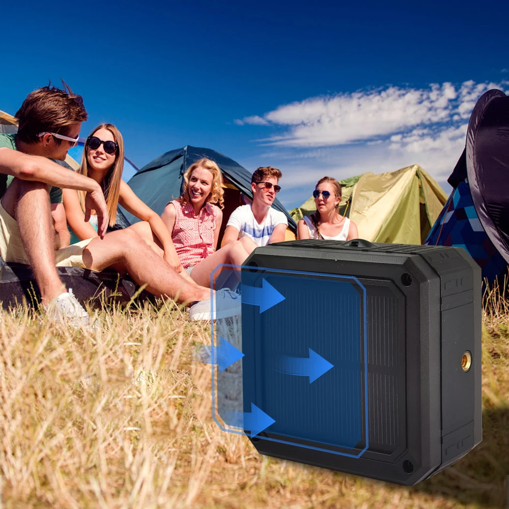 Solor charge waterproof portable wireless speaker mini for outdoor Sport