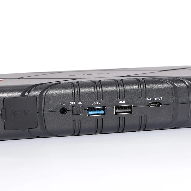 Quality Products Reliable Car Jumper Emergency Tool Kits Type C Jump Starter Power Bank With Usb Port And Flashlight