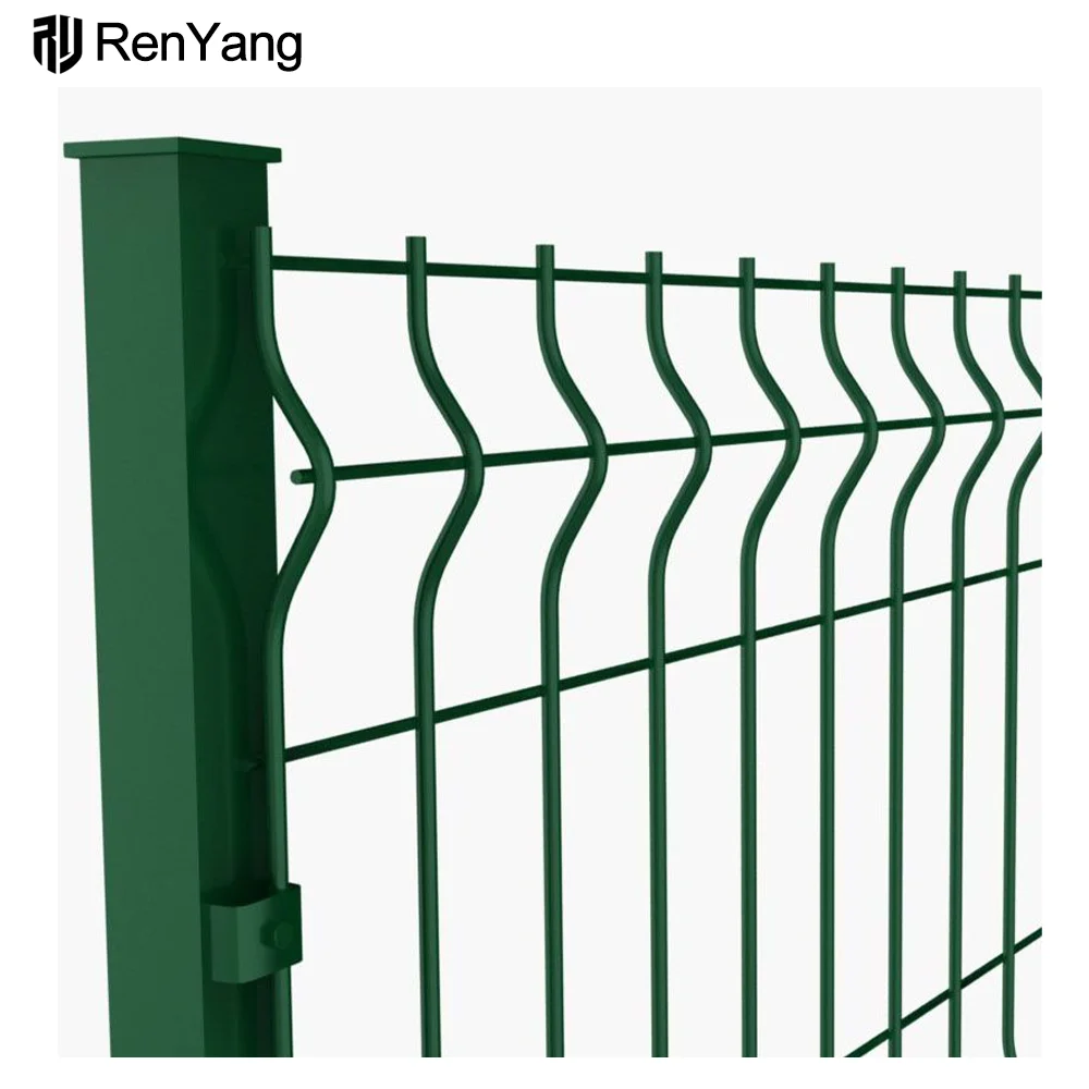3D Fence Metal Security Welded Wire Mesh Curved Outdoor Fence Panel Sports Farm Park Eco Friendly