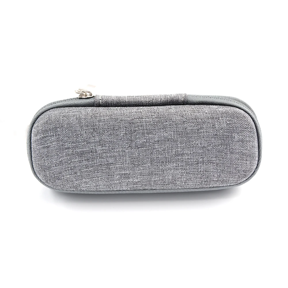 Certificated Medical Glucometer Storage EVA Case Durable Snowy Fabric Medical Glucometer Bag